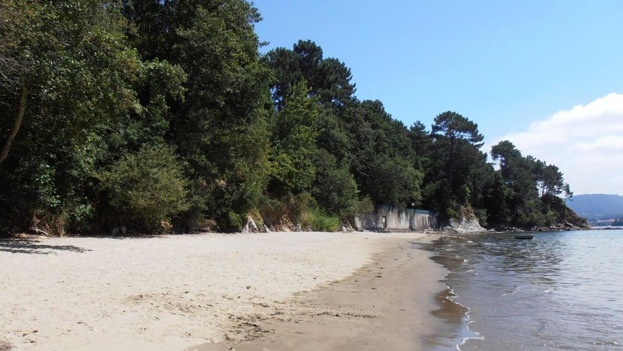 Casa Con Jardin En La Playa De Almieiras Villa Fene ภายนอก รูปภาพ